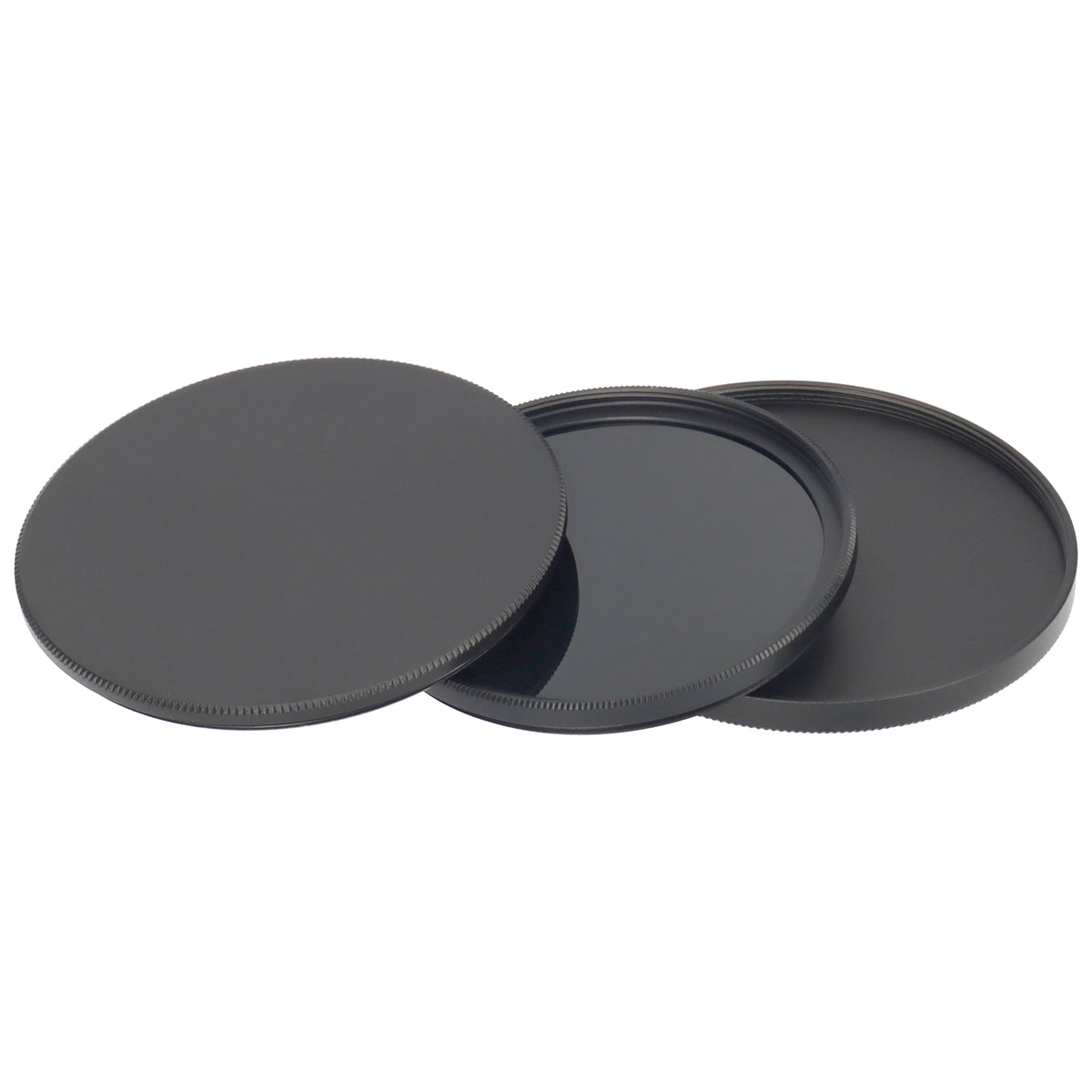 Aluminium Filterkappen Set für Objektivfilter 40,5–82 mm – Beidseitiger Schutz mit Innen- & Außengewinde