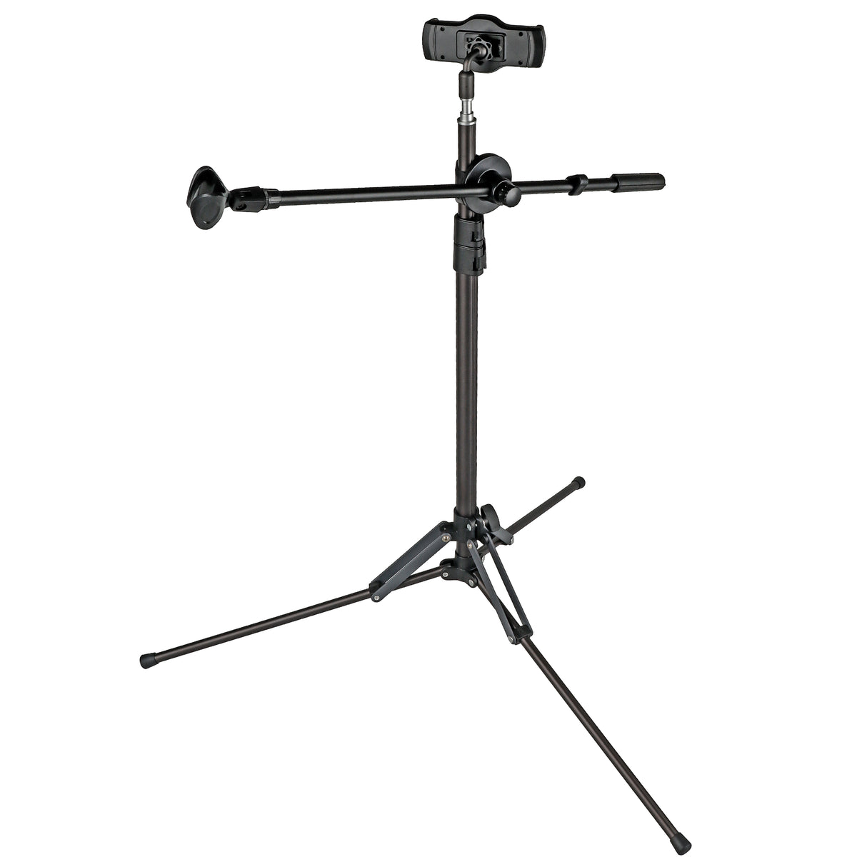 ayex flexibles Mikrofonstativ mit Halter Tablet Smartphonehalterung 1/4 Zoll Spigot Adapter