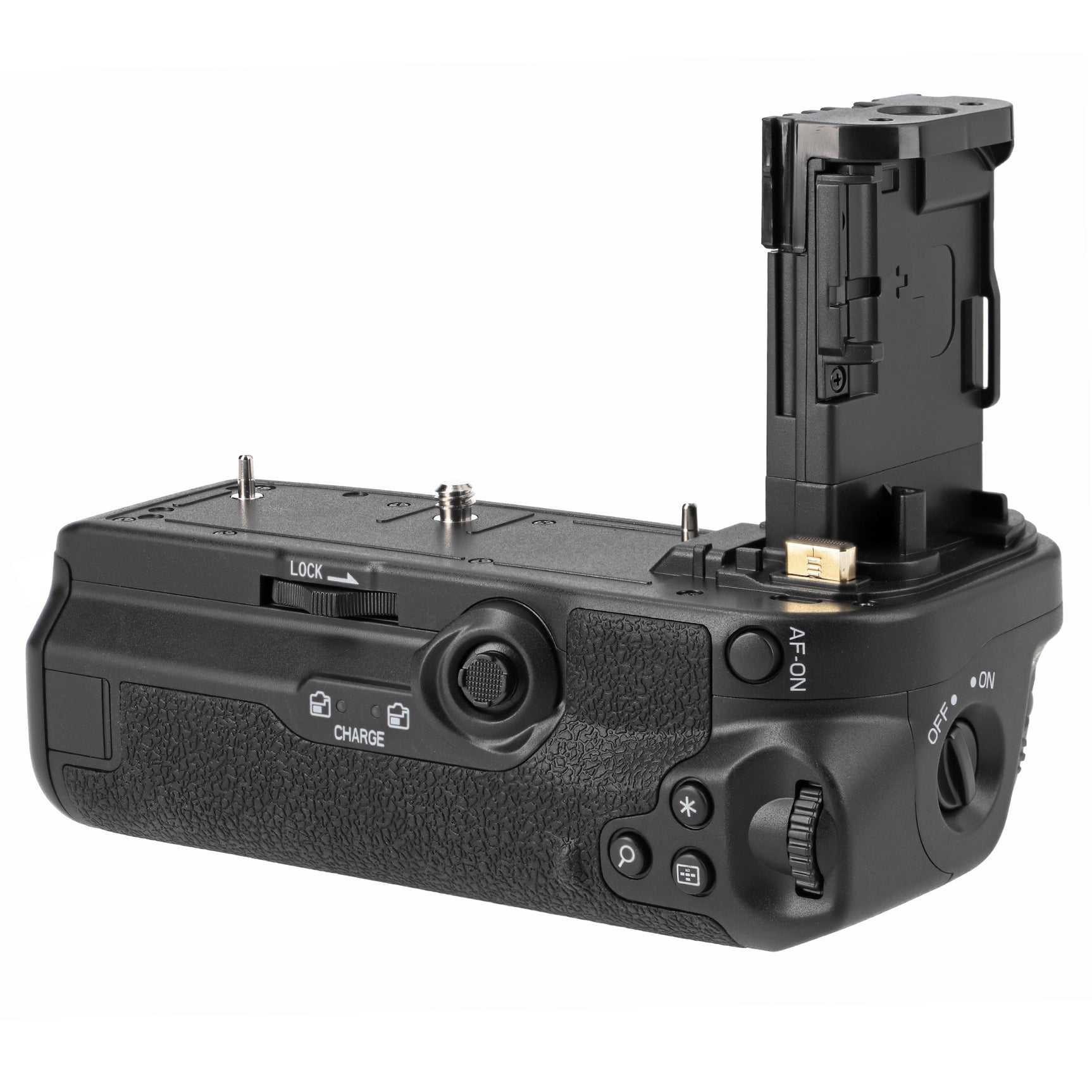 Batteriegriff für Canon EOS R5 R6 R6 Mark II wie BG-R10 Inkl. Timer-Fernauslöser + 2x LP-E6NH Akkus