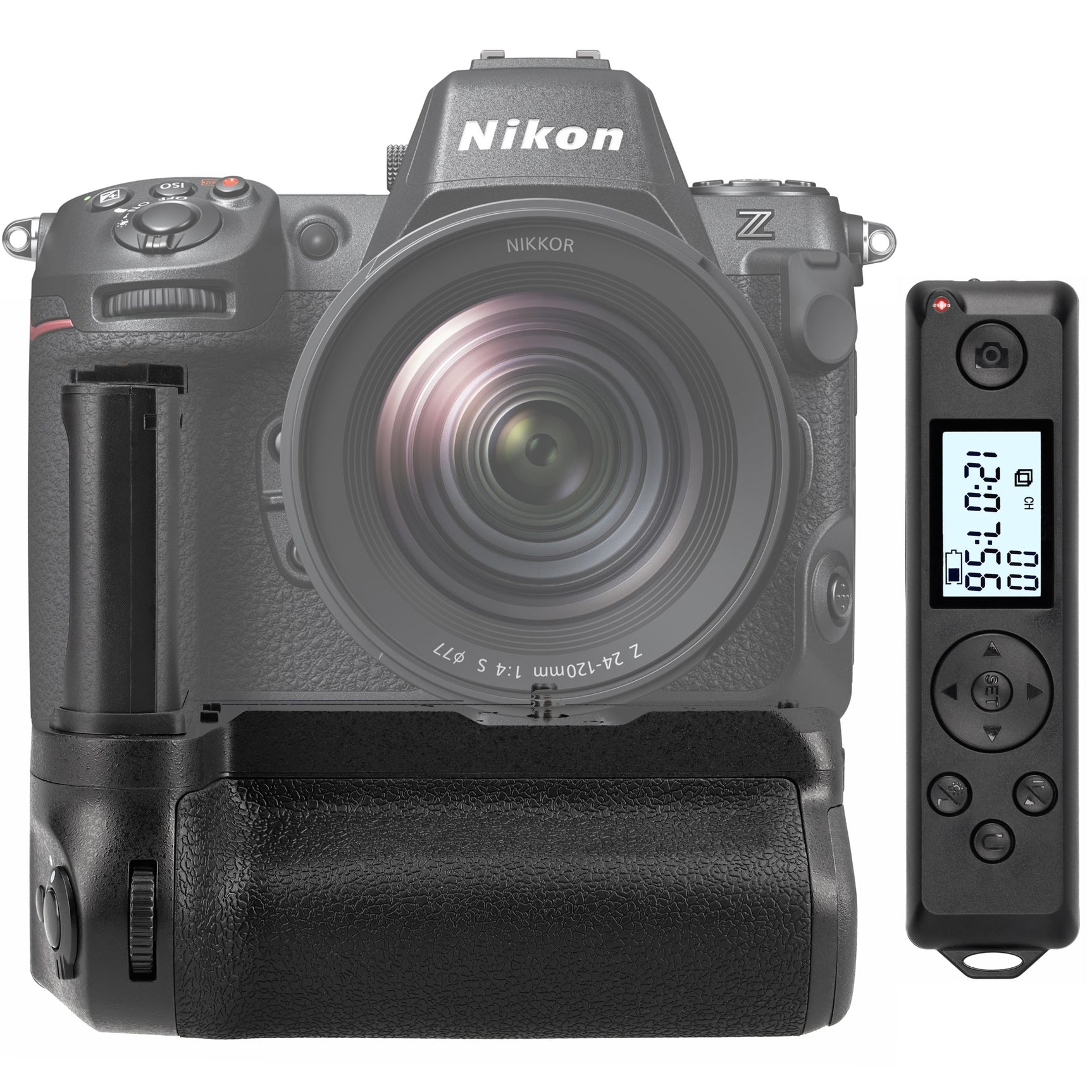 ayex Batteriegriff für Nikon Z8 mit Funk-Timer-Fernauslöser USB-C ersetzt MB-N12