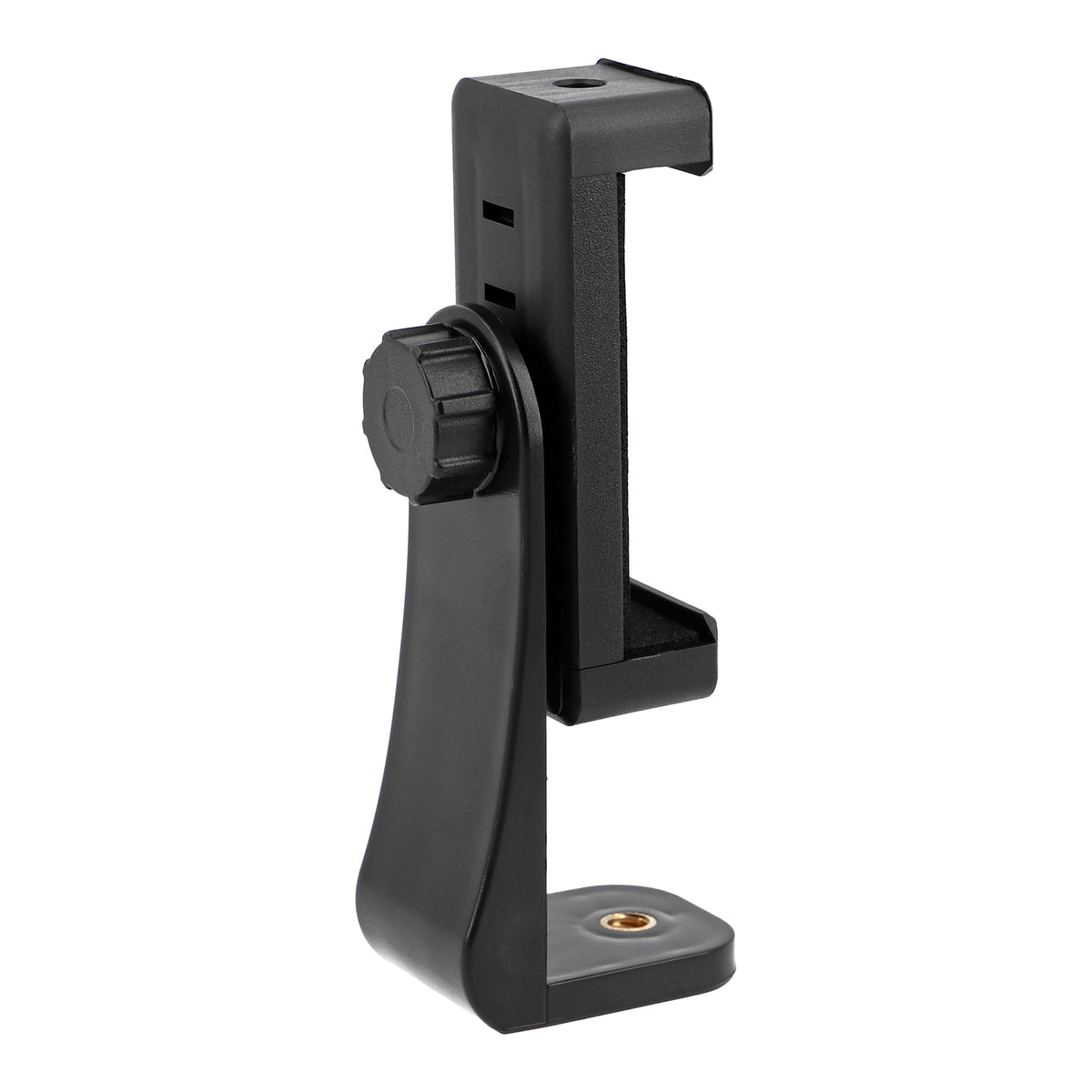 Drehbare Smartphone Halterung 360° Rotation & 1/4 Zoll Universal Handy Stativhalter Hochformat & Querformat 56-100mm