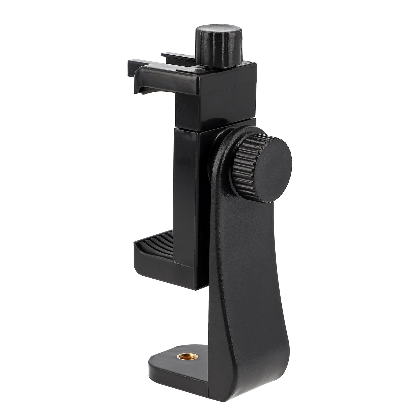 Universal Smartphone Halterung mit Blitzschuh & Stativgewinde - Handyhalter für Tripod, Ringlicht & Vlogging