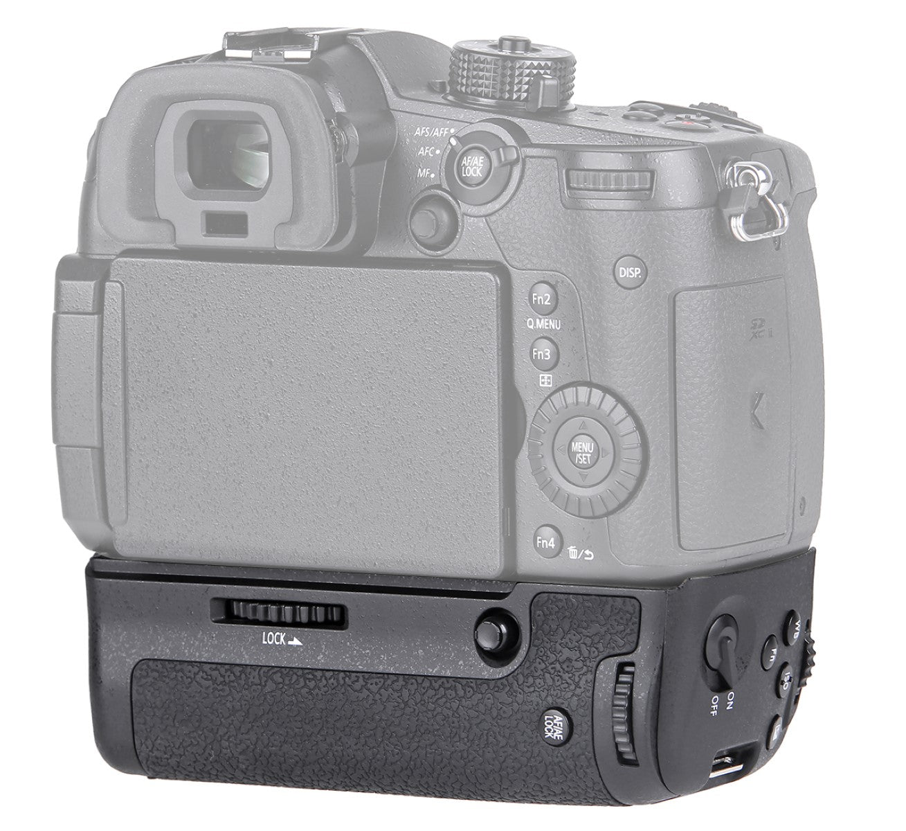 Batteriegriff für Panasonic Lumix DC-GH5 Ersatz für DMW-BGGH5 Optimal für Hochformat