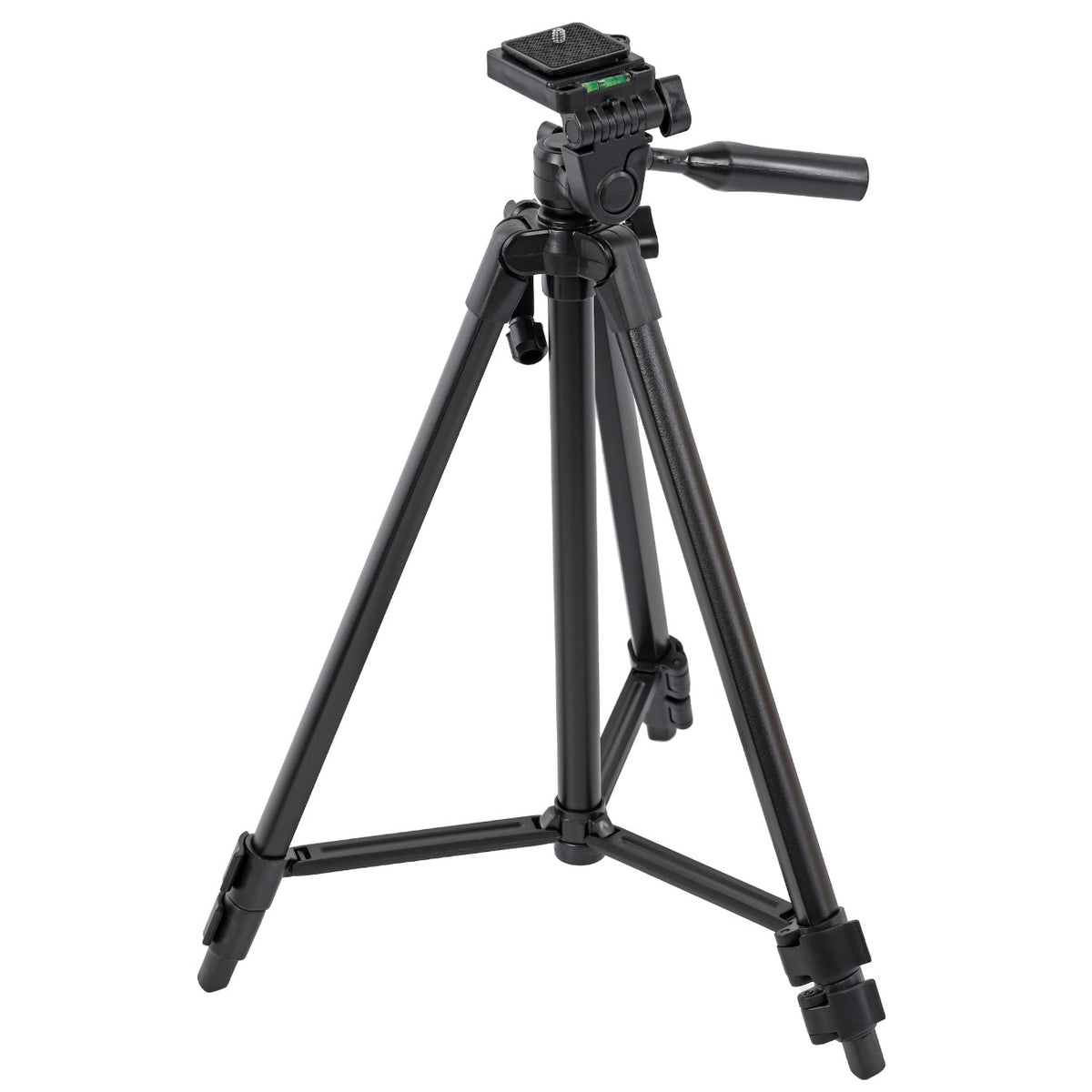Reisestativ Aluminium leicht & kompakt 135cm Höhe Kugelkopf DSLR Kamera bis 3?kg