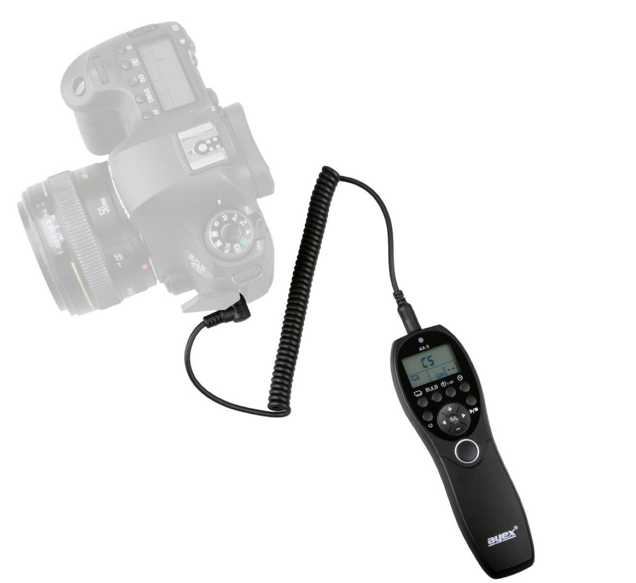 Timer Fernauslöser AX-3 DC3 Nikon Z50 II Z5 II Intervallauslöser Timelapse Bulb Serienaufnahme