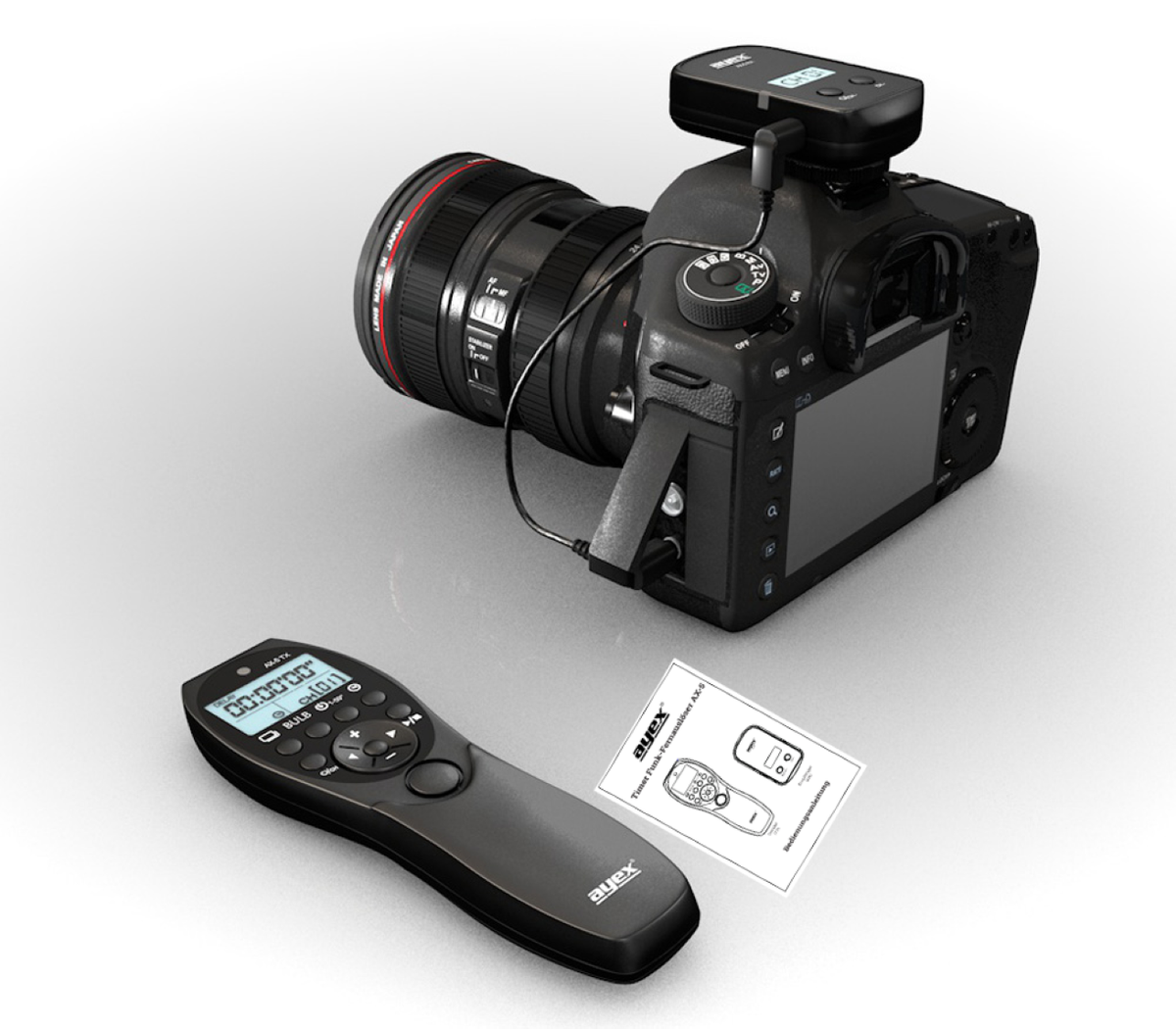 Funk Timer Fernauslöser AX-5 DC3 für Nikon Z50 II Z5 II Intervall Timelapse Bulb Serienaufnahme
