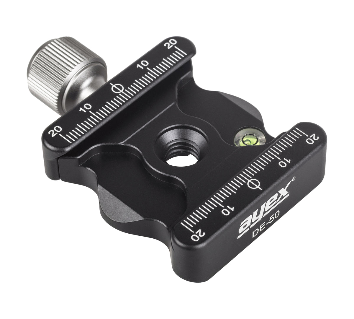 Universale QR-Klemme Schnellspannklemme 3/8 Zoll mit 1/4 Zoll Adapter Arca-Swiss für Stative, Köpfe & Einbeinstative