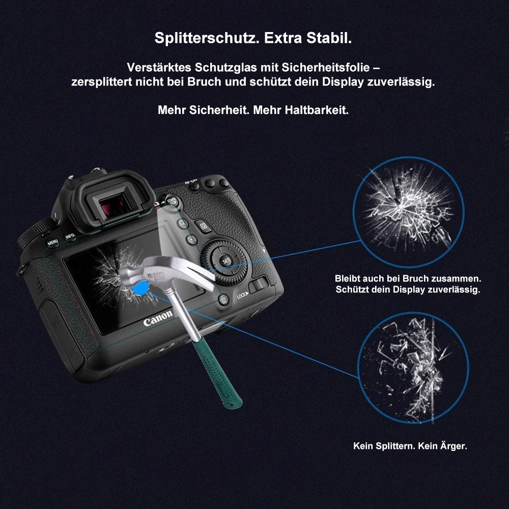 Display- & Objektiv-Schutzglas für Insta360 One RS – 9H gehärtetes Glas, 2 + 2 Stück