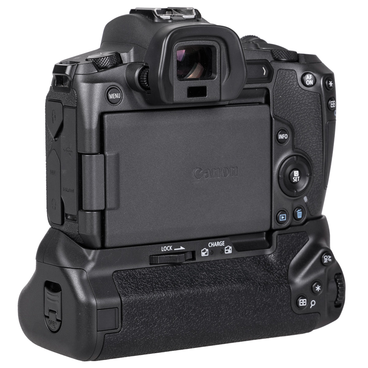 Batteriegriff Set für Canon EOS R Ra Handgriff mit Ladefunktion + 2x LP-E6N Akkus Inkl. USB-C Netzteil