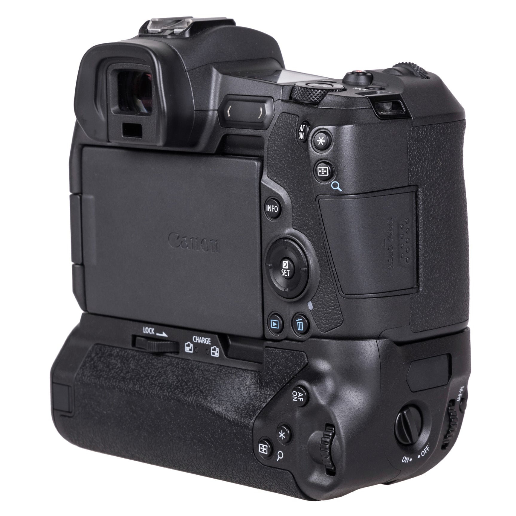 Batteriegriff Set für Canon EOS R Ra Handgriff mit Ladefunktion + 2x LP-E6N Akkus Inkl. USB-C Netzteil