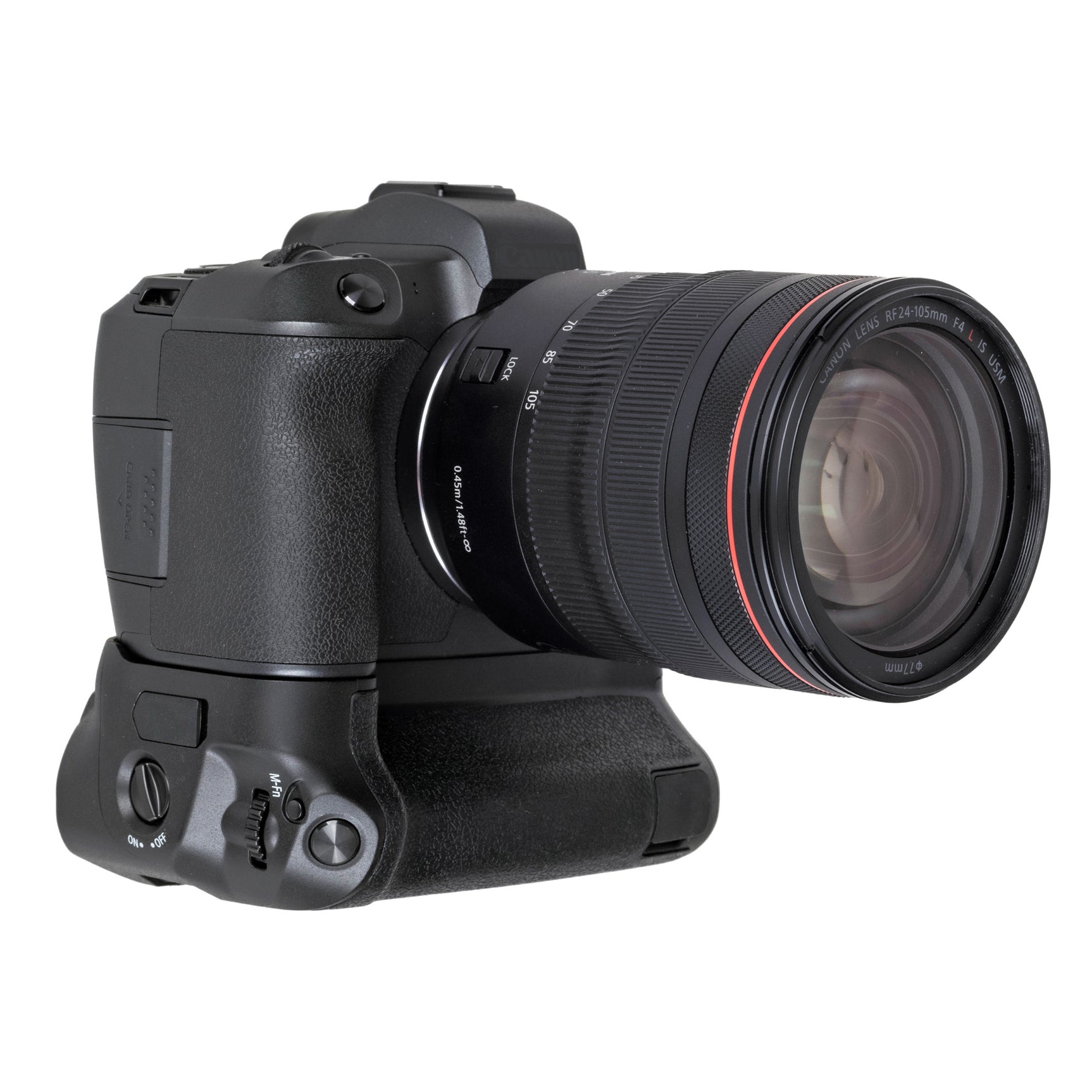 Batteriegriff Set für Canon EOS R Ra Handgriff mit Ladefunktion + 2x LP-E6N Akkus Inkl. USB-C Netzteil