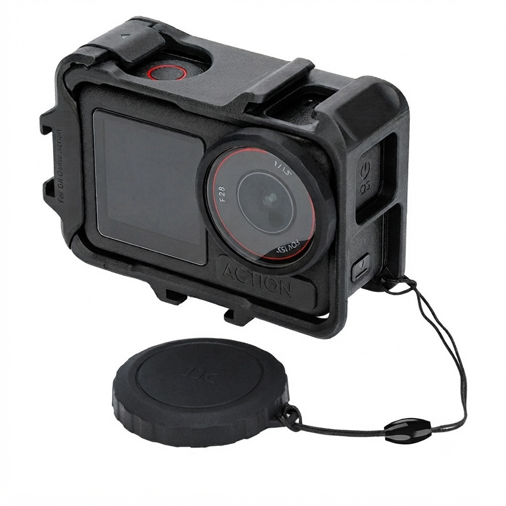 JJC Silikon Objektivschutzkappe kompatibel mit DJI Osmo Action 5 Pro, 4 und 3