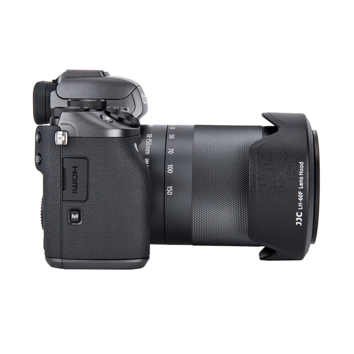 Gegenlichtblende wie Canon EW-60F Präziser Schutz für Ihre Kameraobjektive LH-60F