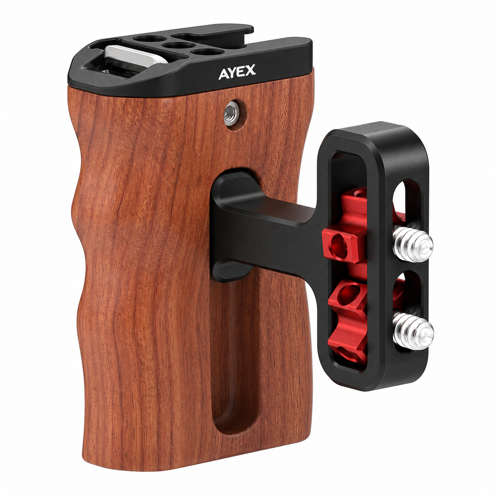ayex Universal Side Handle Holz höhenverstellbarer Seitengriff für Kamera-Cages