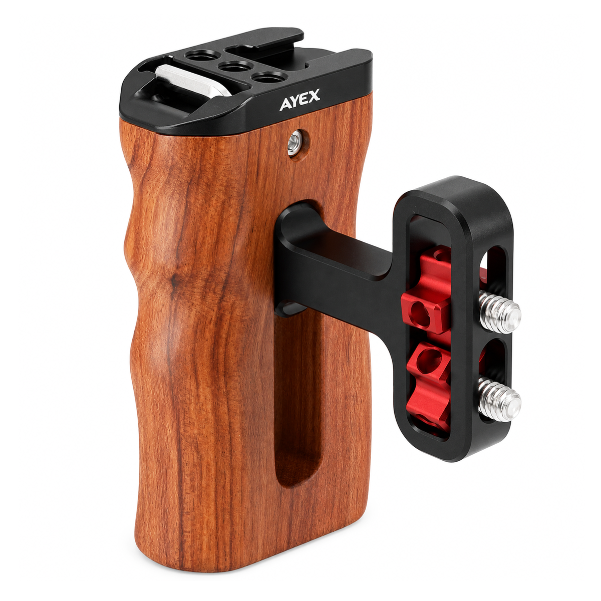 ayex Universal Side Handle Holz höhenverstellbarer Seitengriff für Kamera-Cages