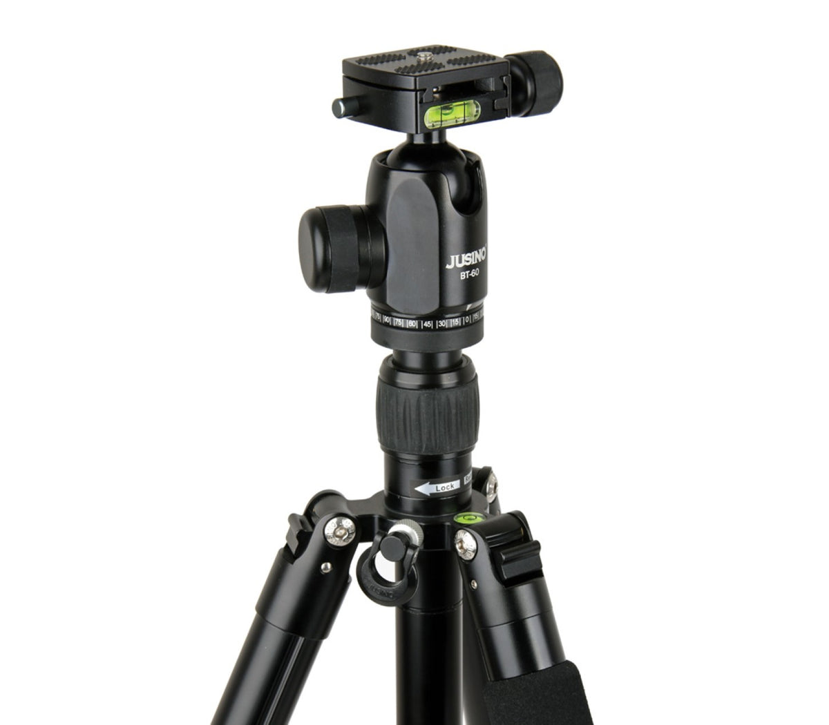 JUSINO Vielseitiges Tripod/Monopod Stativ bis 155cm Höhe/6kg + Kugelkopf BT-60 X-426