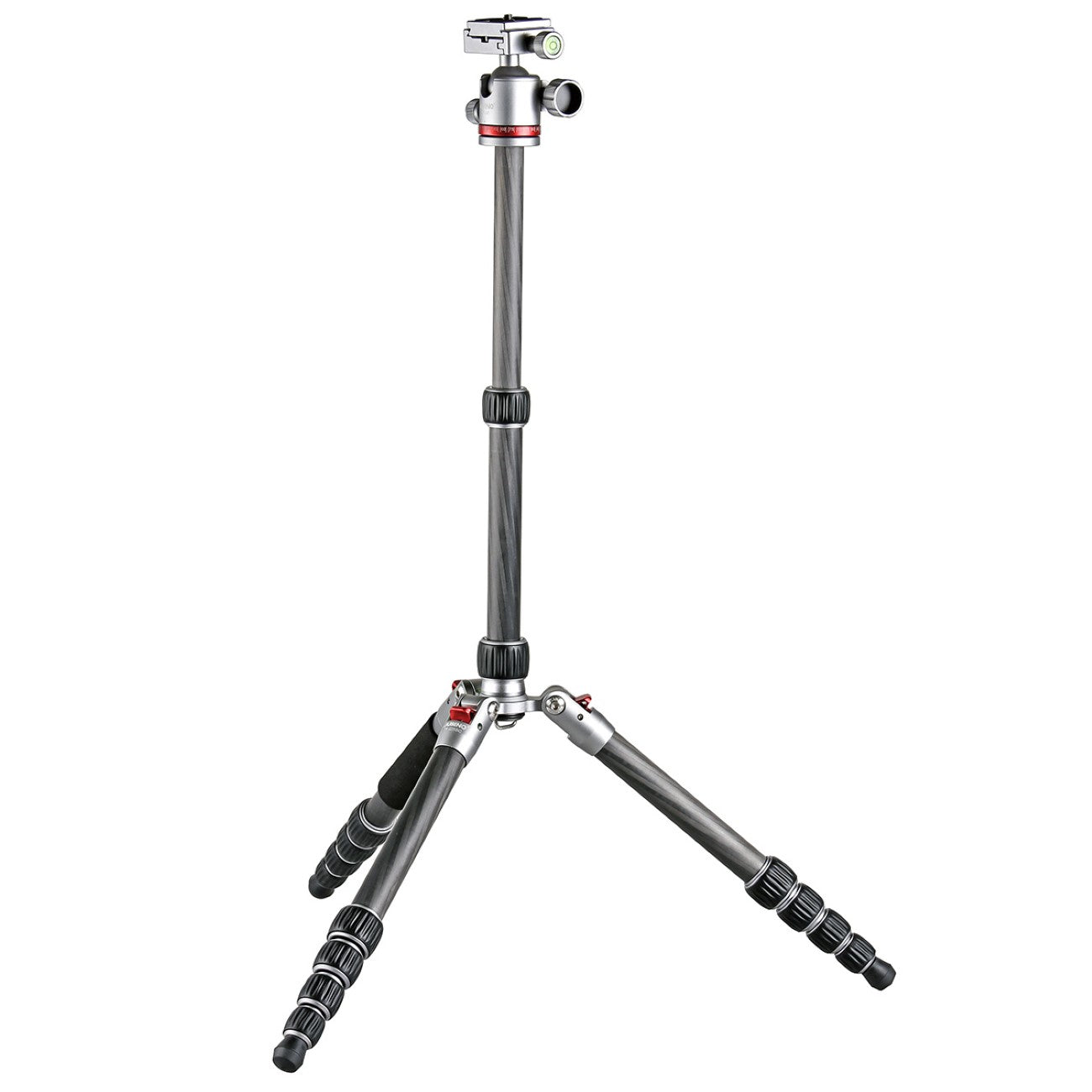 JUSINO Carbon Stativ leicht kompakt Monopod-Funktion bis 130,5cm 5kg + Kugelkopf TK-225 SC GT-30