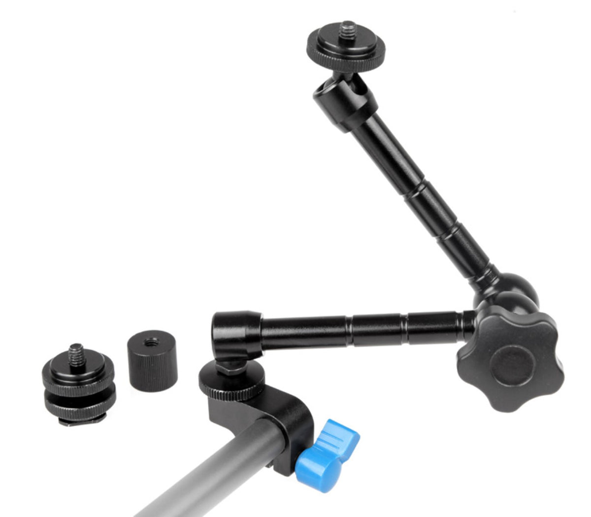 Magic Arm 11 Zoll + Winkelklemme für 15mm Durchmesser Rundstäbe/DSLR Rig Kamera Monitor Videoleuchte