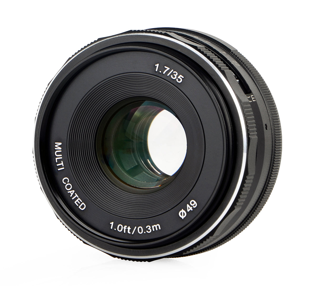 Meike 35mm F1.7 Weitwinkel Objektiv multicoated manueller Fokus für Sony E-Mount