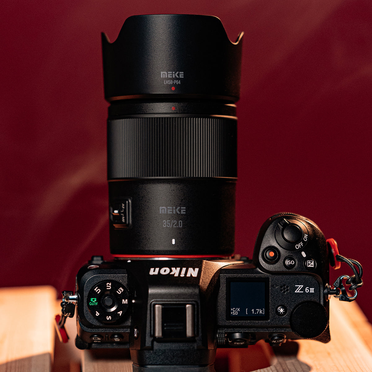 Meike Vollformat Objektiv 35mm F2.0 AF STM Autofokus für Nikon Z Mount Kameras