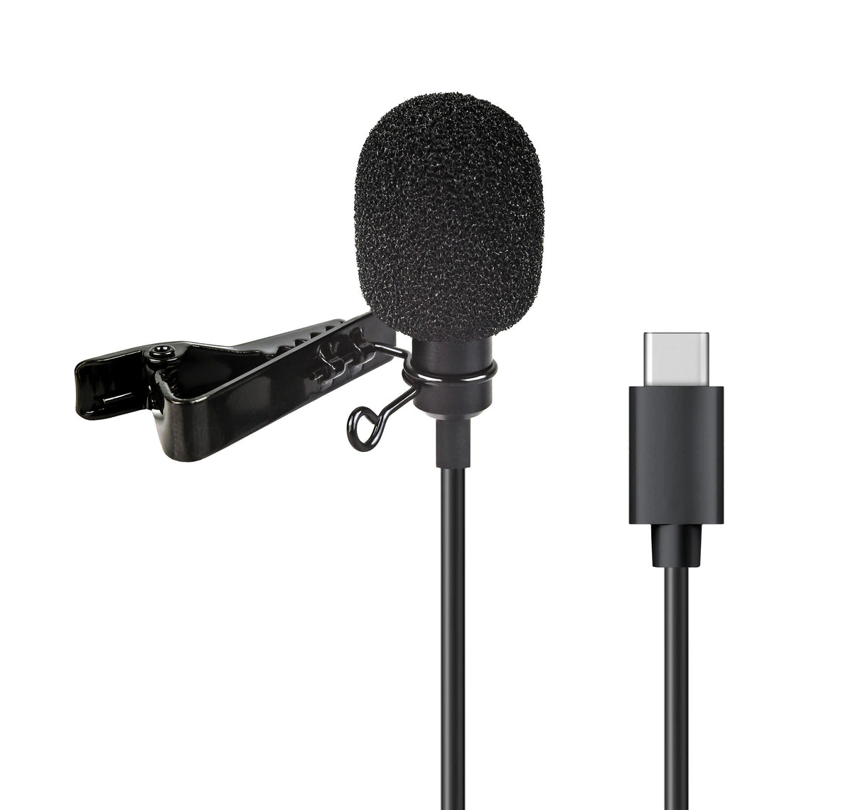 Lavalier-Mikrofon mit USB-C z.B. für Android-Geräte PCs perfekt für Interviews Livestreams LV-1
