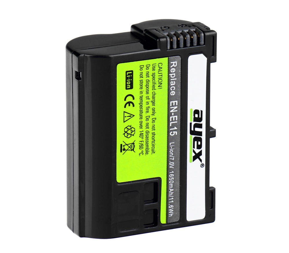 EN-EL15B Akku für Nikon Z8 Z7II Z7 D7500 D7000 D600 D750 V1 D800E lange Laufzeit 2040mAh