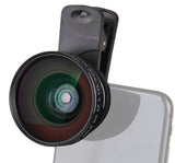 Smartphone Super-Weitwinkel-Objektiv 0,43x + Makro-Linse 15x