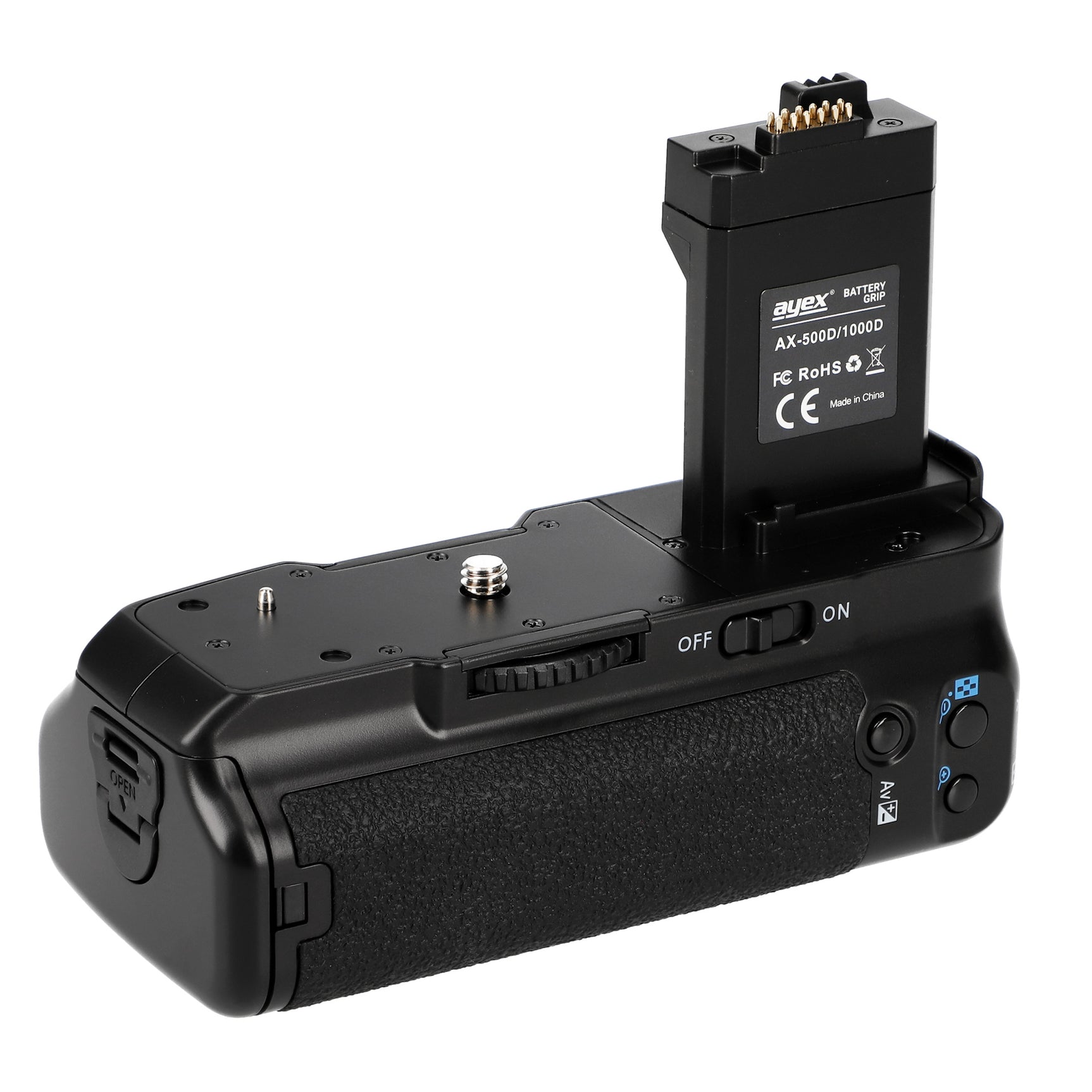 Batteriegriff für Canon EOS 1000D 500D 450D wie BG-E5 Optimal für Hochformat