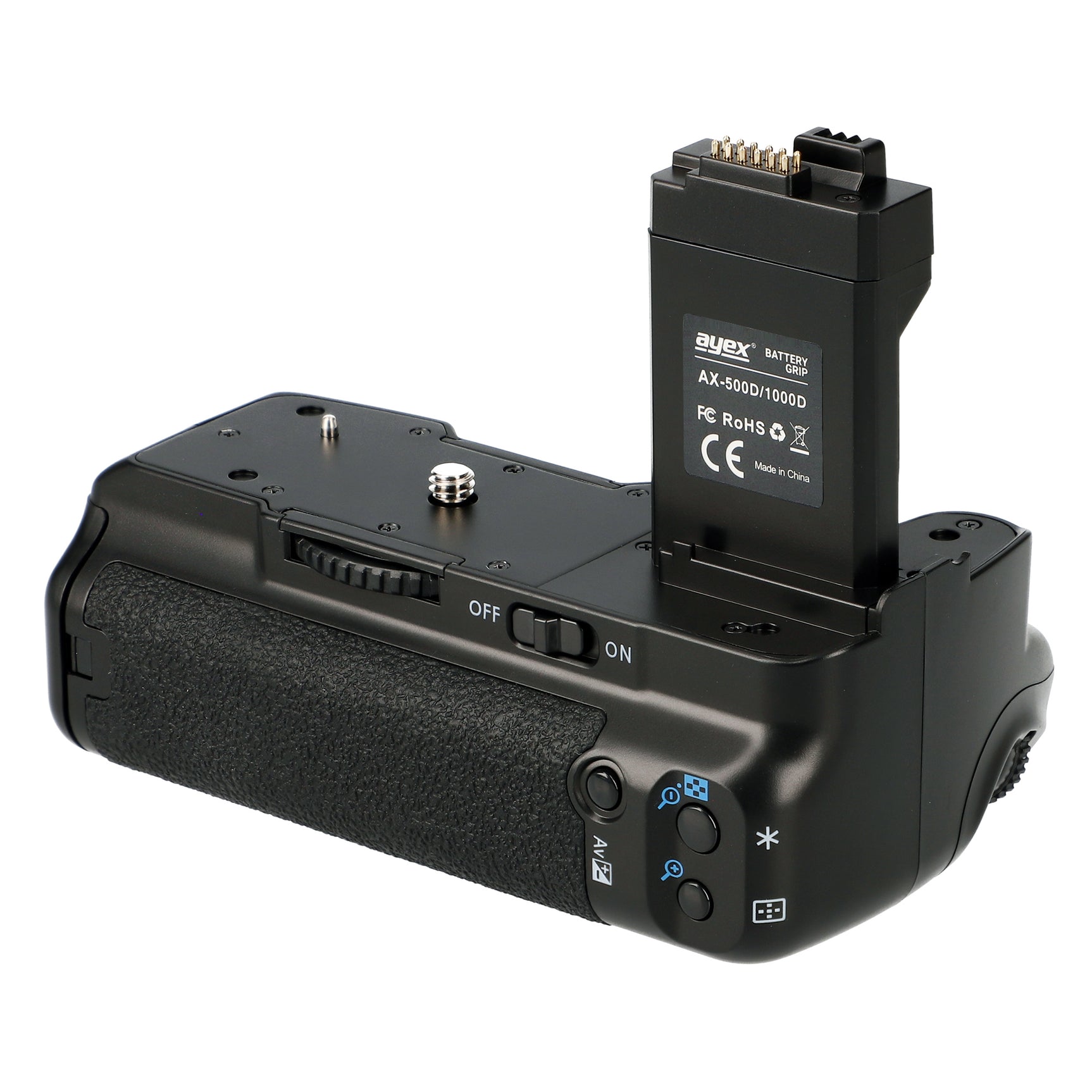 Batteriegriff für Canon EOS 1000D 500D 450D wie BG-E5 Optimal für Hochformat