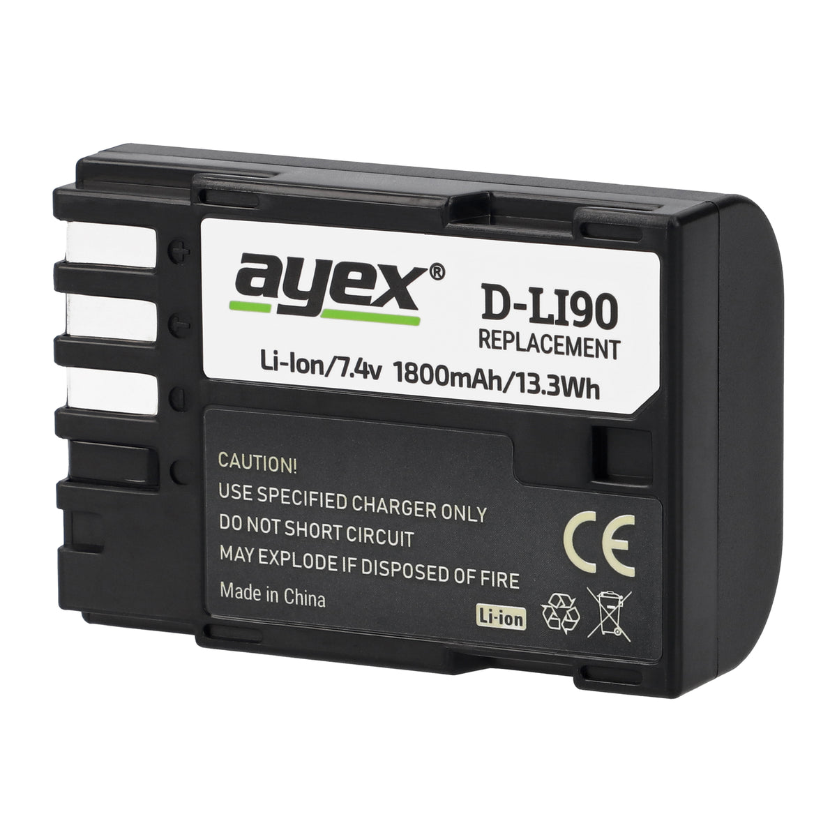 D-Li90 Akku für zB Pentax 645D K-7 K-5 IIs K-3 II K-1 II K-01 Leistungsstark & zuverlässig
