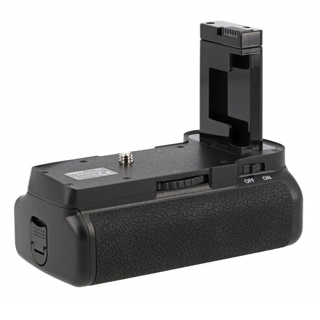 Batteriegriff für Nikon D5100 D5200 mit IR-Fernauslöser Betrieb mit bis zu 2 Akkus Hochformat
