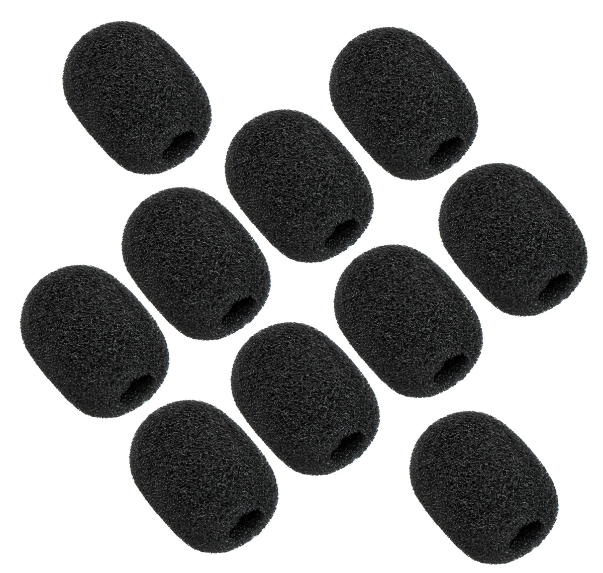 Mikrofon Schaumstoff Schutz für z.B. Lavalier-Mikrofone 10er Pack