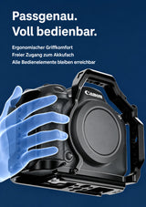 ayex Kamera-Cage kompatibel mit Canon EOS R5 Mark II, R6 Mark III und R6 Mark II
