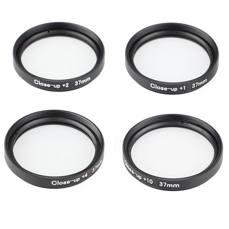 ayex Close up Makro Linsen Set 37mm - 4 teilig (+1, +2, +4, +10)
