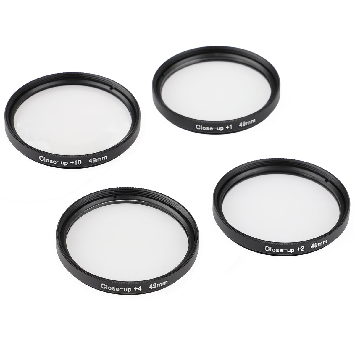 ayex Close up Makro Linsen Set 49mm - 4 teilig (+1, +2, +4, +10)