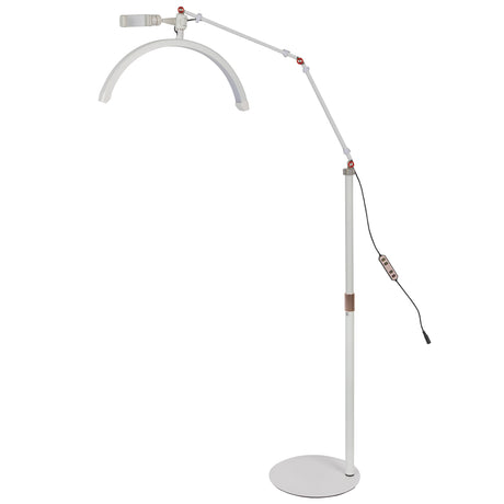 Halbmond Beauty Light 20W LED Kosmetiklicht dimmbar 360° drehbar Telefonhalter Stativ