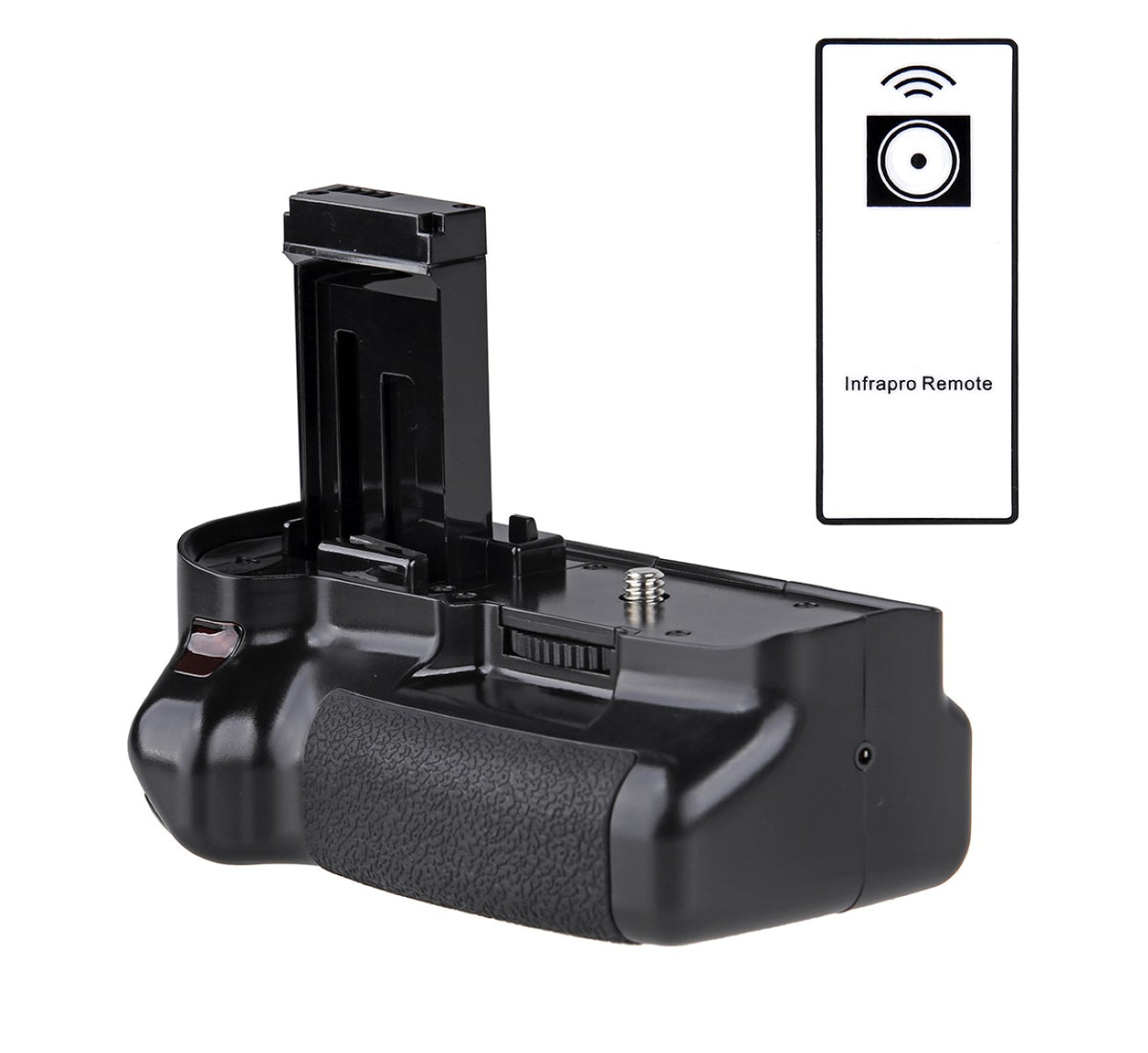 Batteriegriff für Canon EOS 100D/SL1 mit IR-Fernauslöser Ersatz für BG-100DH