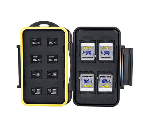 Speicherkarten Schutzbox Memory Card Case für 8 Micro SD + 4 SD Karten (MC-SDMSD12)