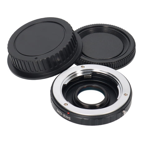 Objektivadapter für Sony/Minolta MD an Canon EOS + Korrektur-Linse