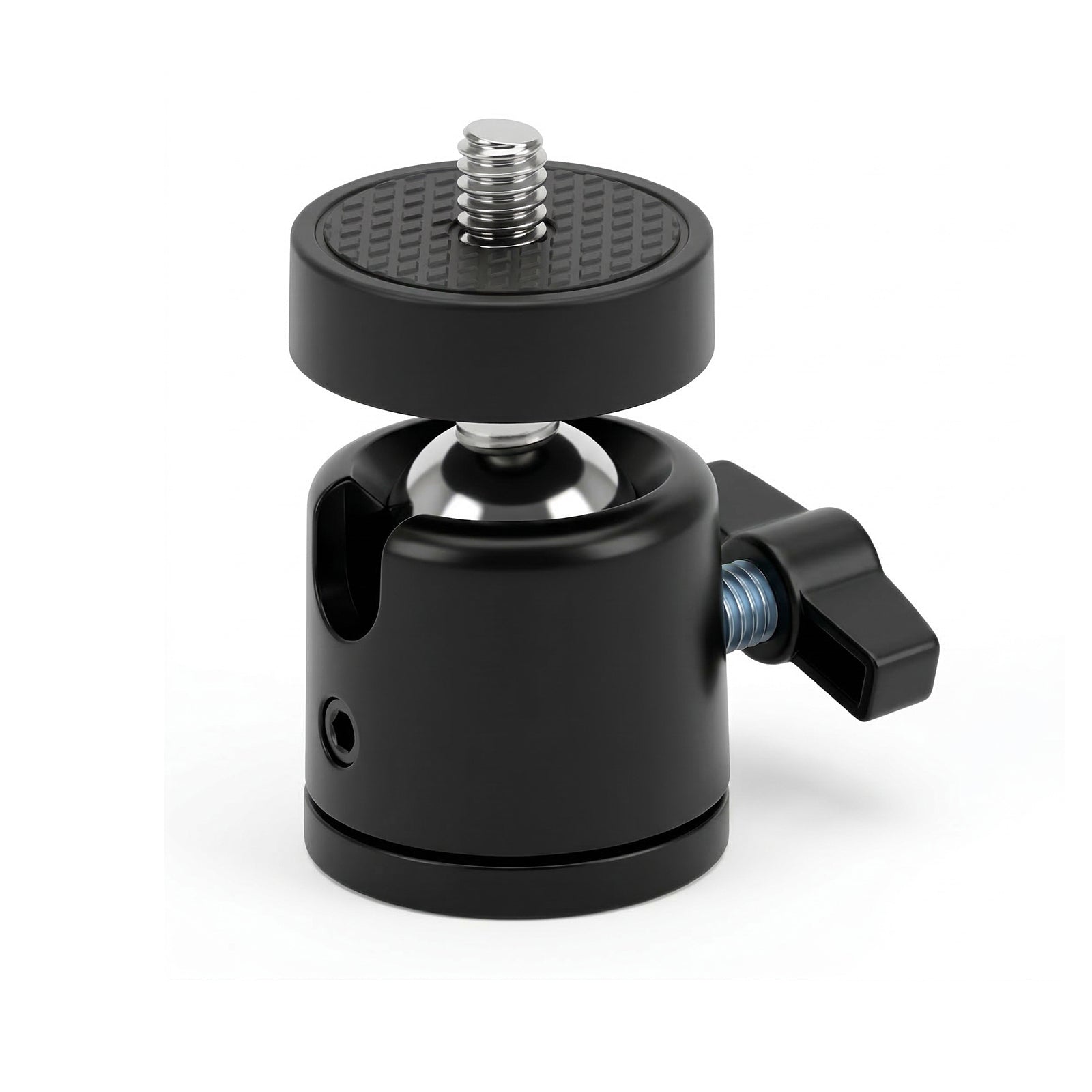 Mini Kugelkopf - 1/4 Zoll auf 3/8 Zoll – kompakter Kamera- & Zubehör-Kugelkopf bis 1 kg