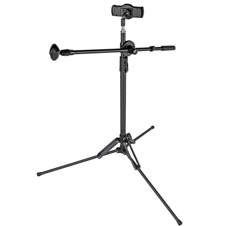 ayex flexibles Mikrofonstativ mit Halter Tablet Smartphonehalterung 1/4 Zoll Spigot Adapter