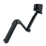 Selfie Stick Monopod mit Stativständer für GoPro & DJI Actionkameras dynamische Aufnahmen