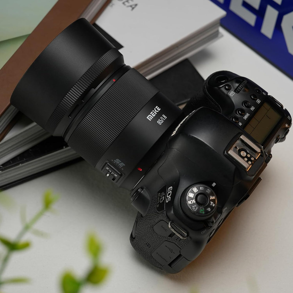 Meike 85mm F1.8 SE Mark II AF STM Objektiv für Canon EF Vollformat Porträtobjektiv