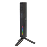 RGB LED Videolichtstab rundförmig mit 184 universellen Lichtperlen 3000mAh Akku ladbar über USB-C