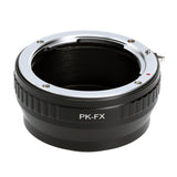Objektivadapter PK Bajonett Objektive an Fujifilm Kameras PK-FX