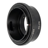 Objektivadapter Canon FD an Fuji FX Mount Kameragehäuse