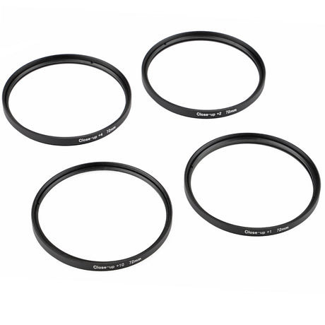 ayex Close up Makro Linsen Set 72mm - 4 teilig (+1, +2, +4, +10)