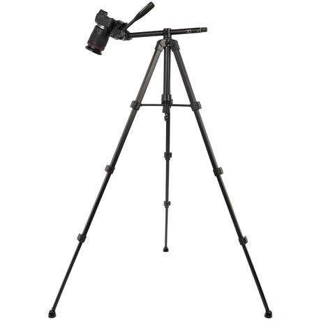 Fotostativ mit schwenkbarer 90°-Mittelsäule für kreative Perspektiven