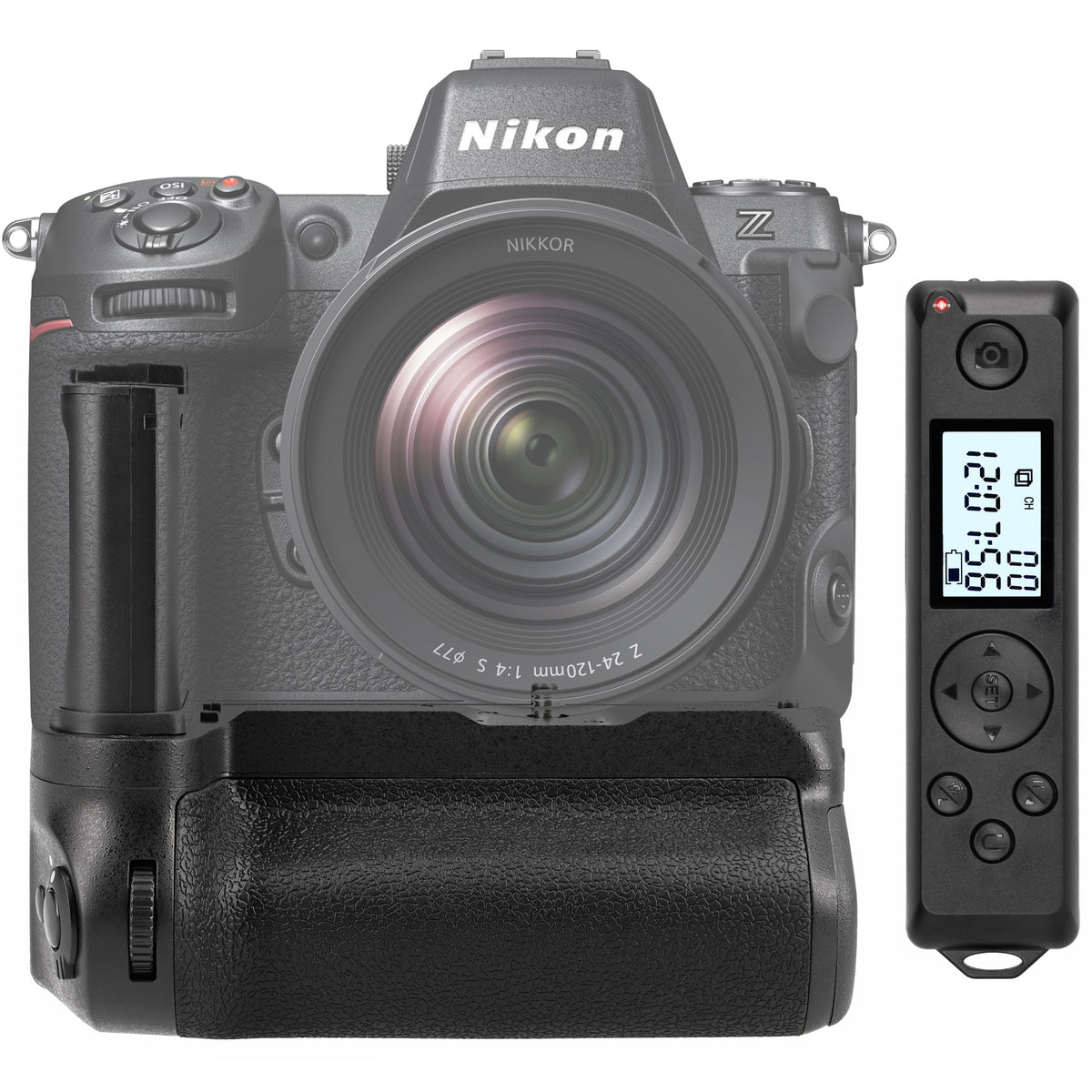 ayex Batteriegriff für Nikon Z8 mit Funk-Timer-Fernauslöser USB-C ersetzt MB-N12