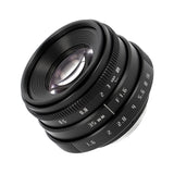35mm F1.6 C-Mount Objektiv Silber/Schwarz - Manuelles APS-C Portrait- & Cine-Objektiv aus Metall